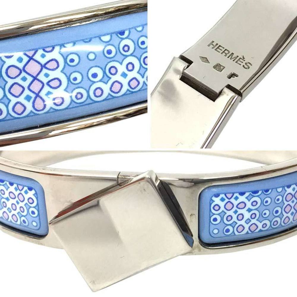 Hermes Bangle Bracelet Click Clack Enamel Pm Cloi… - image 3